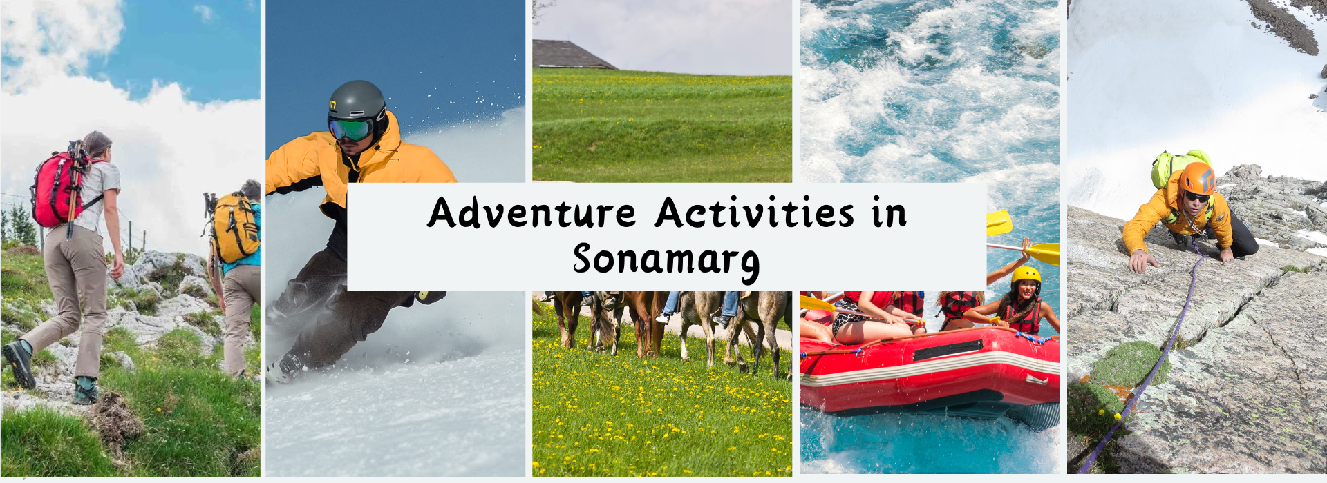 Adventure Activities in Sonamarg kashmirhills.com